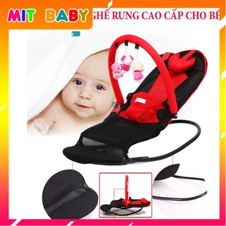 Ghế Rung, nhún bập bênh 3 tư thế có đồ chơi cho bé nằm chơi kèm gối