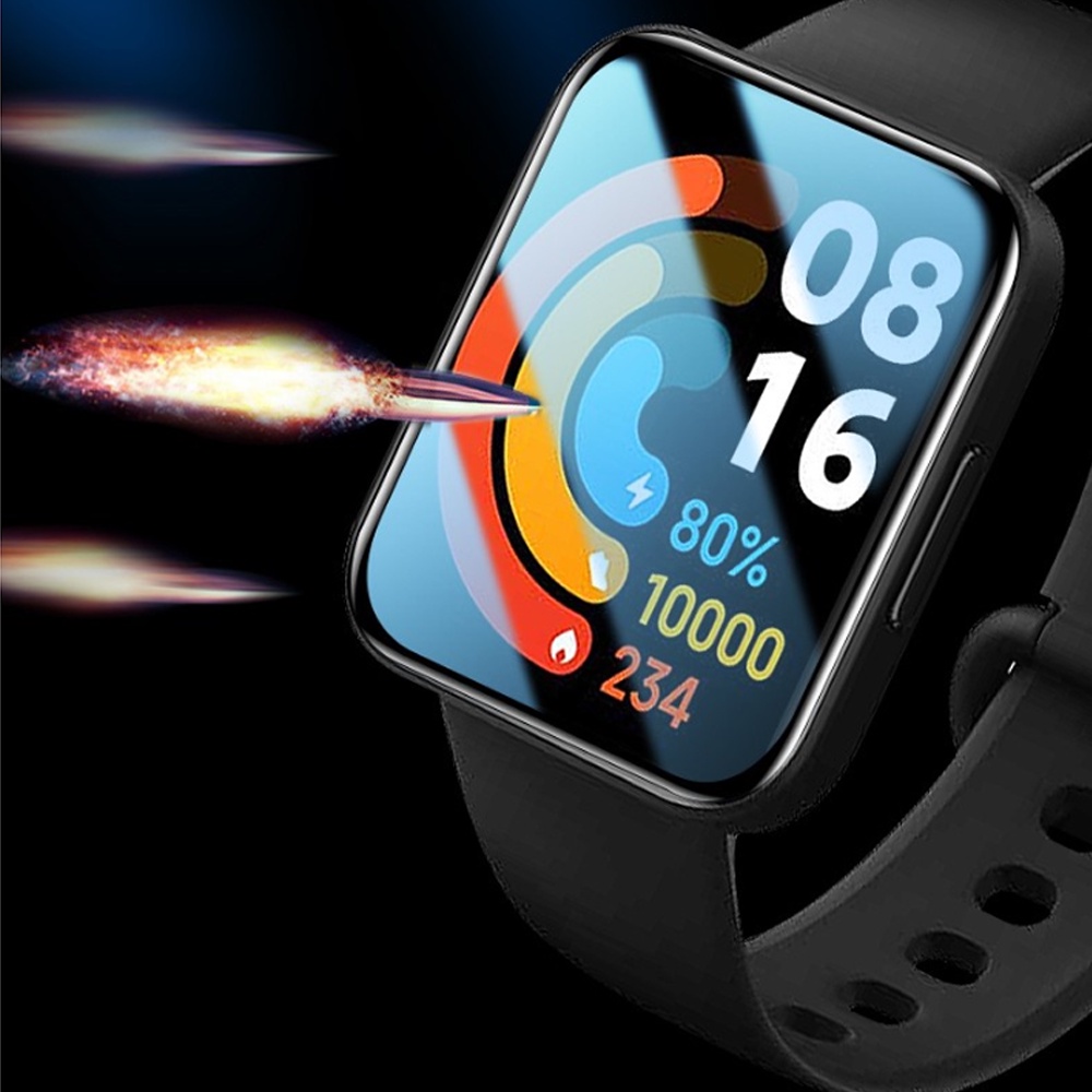 Kính Cường Lực 3D Viền Cong Chuyên Dụng Cho Đồng Hồ Thông Minh Xiaomi redmi Watch 2 POCO