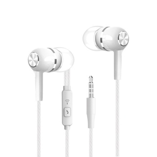Portable wired sports headset with microphone