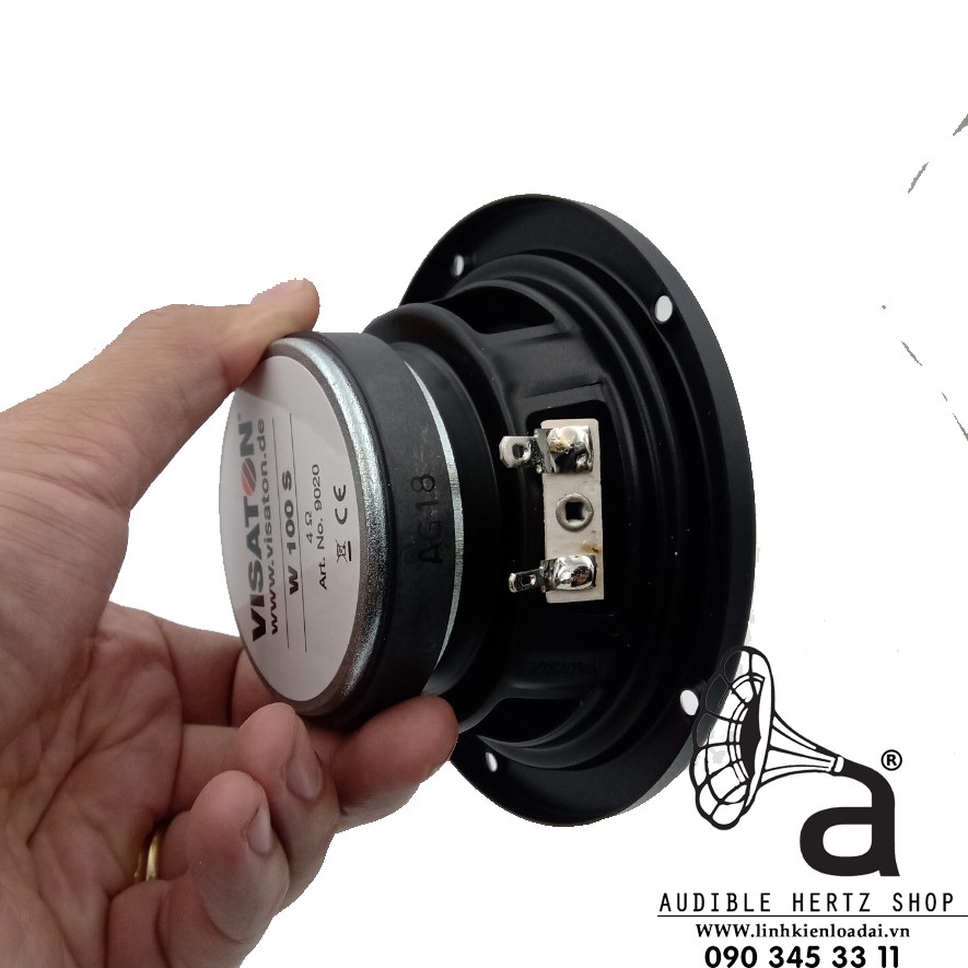 Củ loa bass rời 10cm Visaton W 100 S, giá bán theo cặp