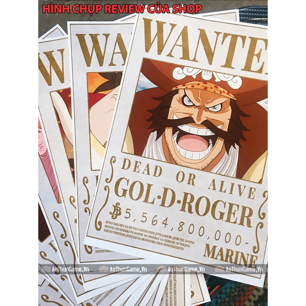 Poster One Piece dán tường, Poster truy nã One Piece có keo dán sẵn tiện lợi hình đẹp Full HD (Cập nhật)