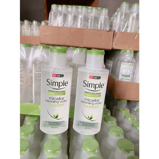 Nước tẩy trang Simple micellar cleansing water 200ml