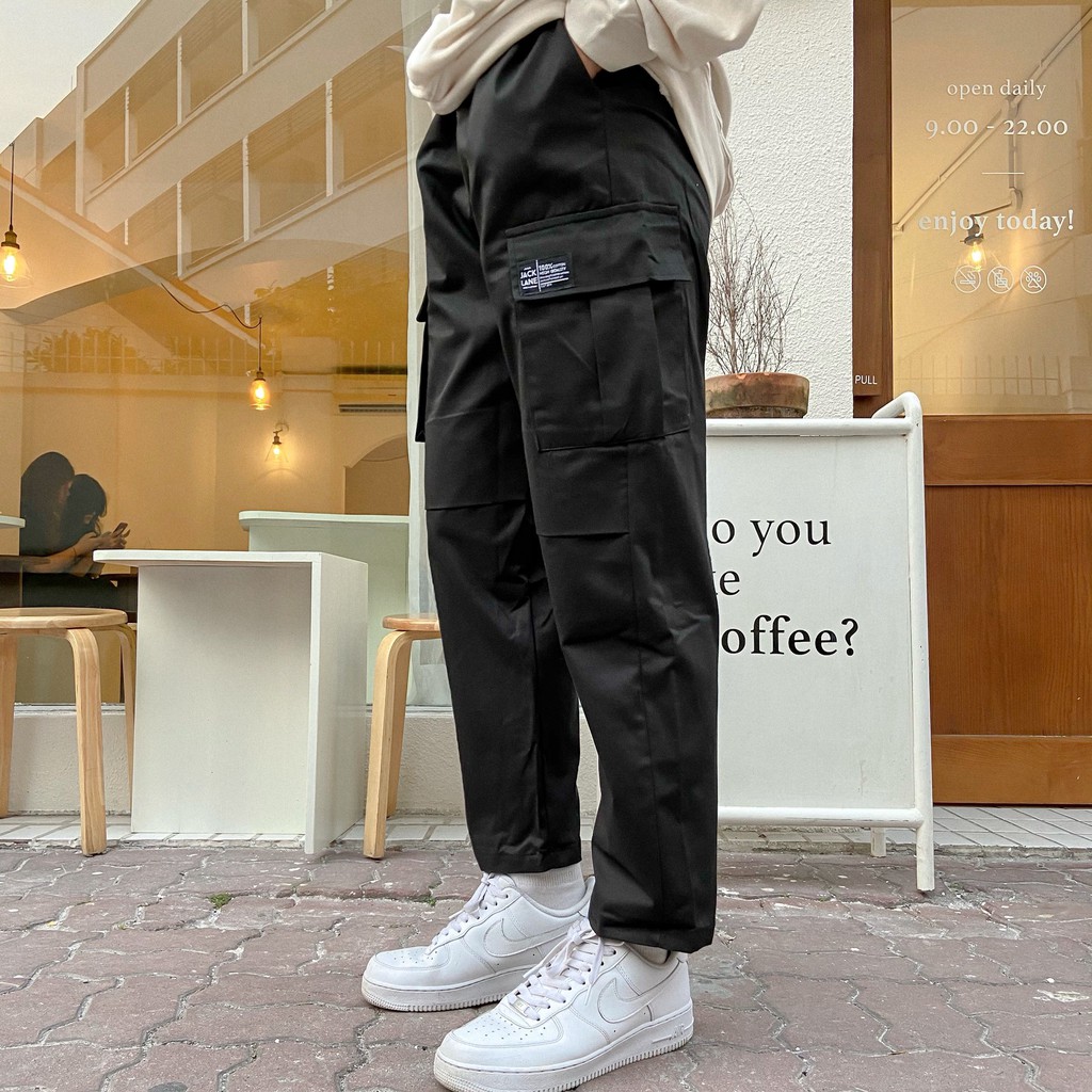 Quần dài túi hộp Jack Lane, quần dài kaki nam unisex, JACKLANE