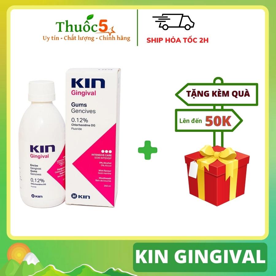 [GIÁ GỐC] Kin Gingival nước súc miệng hộp 1 chai 250ml