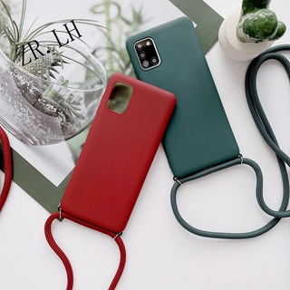 Ốp Điện Thoại Có Dây Đeo Cổ Cho Samsung Galaxy A42 M41 M31S M51 5G