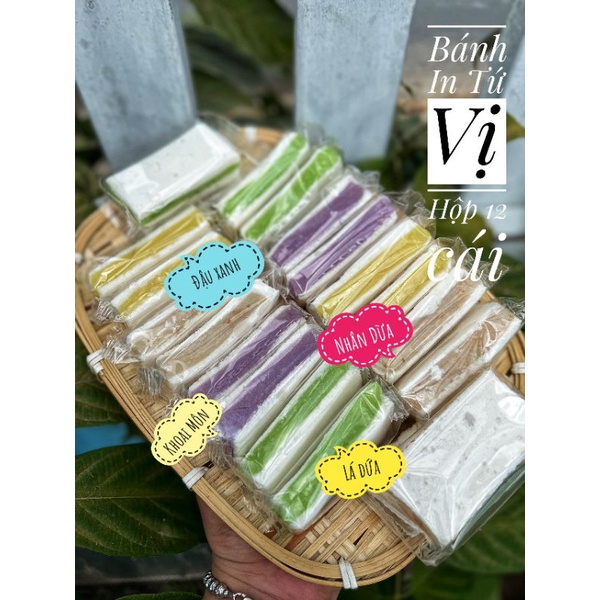 Combo sỉ 10 hộp bánh in mix tứ vị