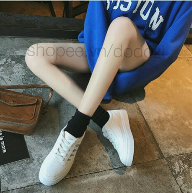 GIÀY NỮ GIÀY SNEAKER THÊU LÁ SIÊU ĐẸP PHOM GỌN | BigBuy360 - bigbuy360.vn