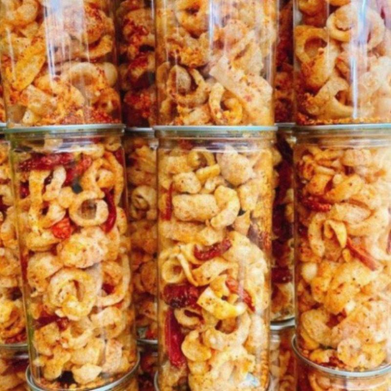 Da heo mắm hành,da heo chiên giòn lắc muối ớt ngon rẻ đóng lon 150g | BigBuy360 - bigbuy360.vn