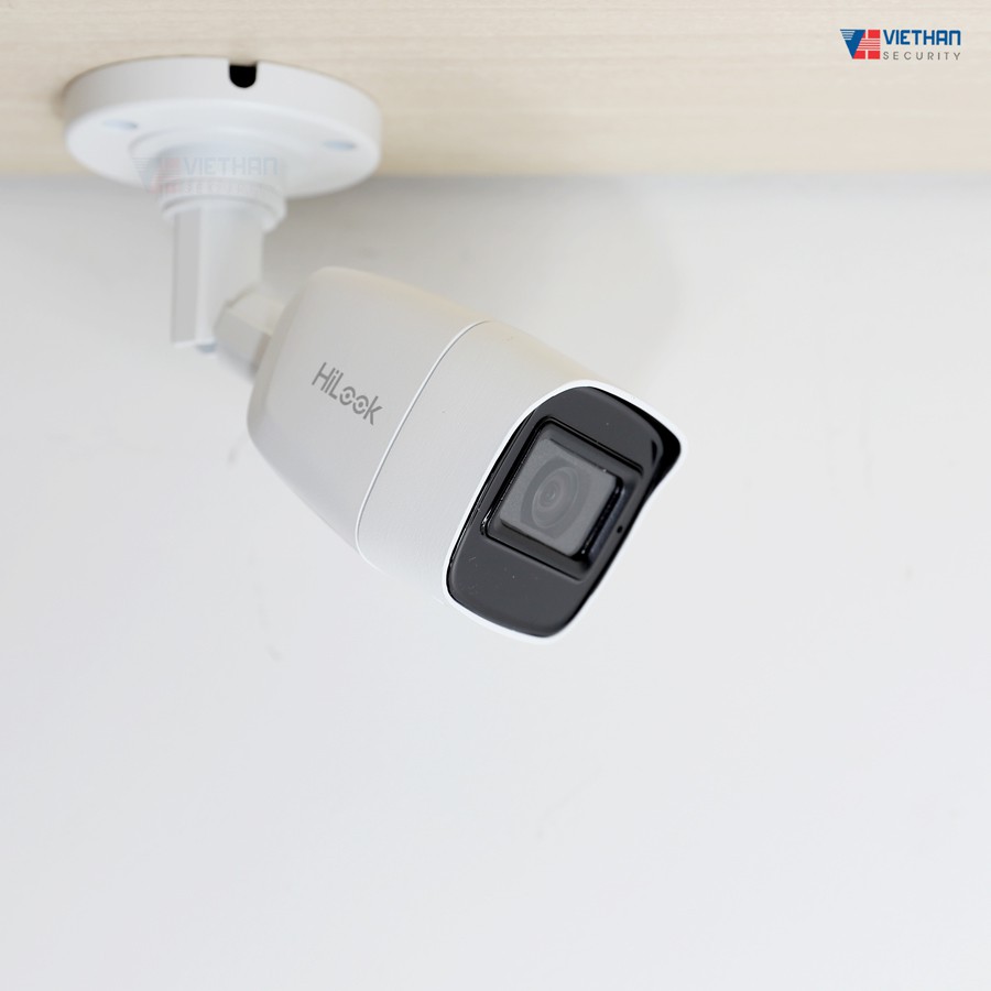 Camera HD-TVI thân trụ ngoài trời 2.0MP HiLook THC-B120-MS - Tích hợp míc - Hàng chính hãng