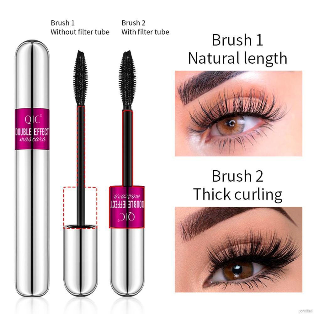 [Hàng mới về] Mascara 2 trong 1 chuốt lông mi cong dài dày chống thấm nước chống vón cục