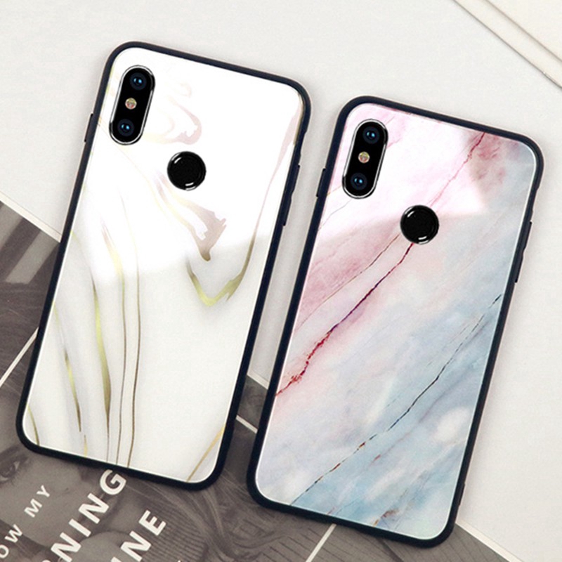 Ốp lưng đá hoa cương cho Xiaomi Redmi 7 Note 7 7A Note 7 Pro Plus