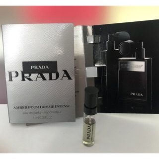 [VIAL NƯỚC HOA NAM] PRADA AMBER POUR HOMME INTENSE 1.5ml
