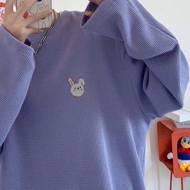 ÁO THUN DÀI TAY nữ hình thêu CUTE phong cách Hàn quốc