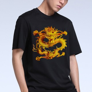 [ HOT ] Áo phông unisex rồng vàng - Áo thun in hình rồng cực chất
