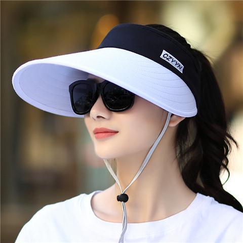 Mũ Chống Nắng。Mũ Ngư Dân。 Nón Vành Rộng Nửa Đầu Chống Tia Uv Không Có Miếng Che Mặt Và Mũ Che Mặt Khi Đi Xe Đạp Cho Nữ