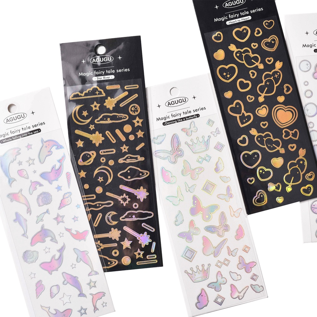 Sticker Hình Dán Toploader Line Lấp Lánh Magic Fairy Tale