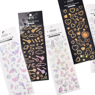 Sticker Hình Dán Toploader Line Lấp Lánh Magic Fairy Tale