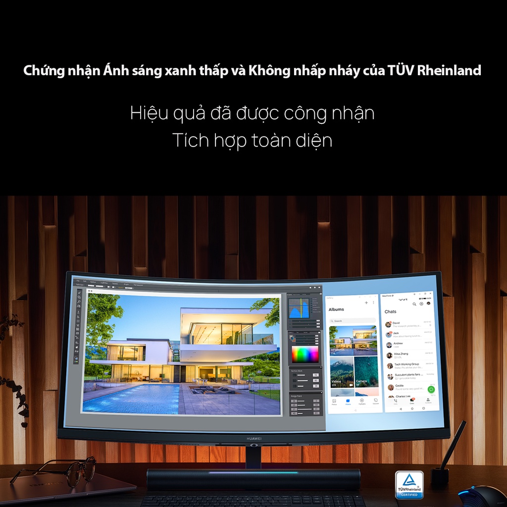 Màn Hình HUAWEI MateView GT | Màn Hình Cong 34” 3K