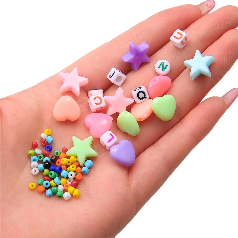 Set 16 Hạt Beadia Nhiều Màu Sắc Dùng Làm Trang Sức Tiện Lợi