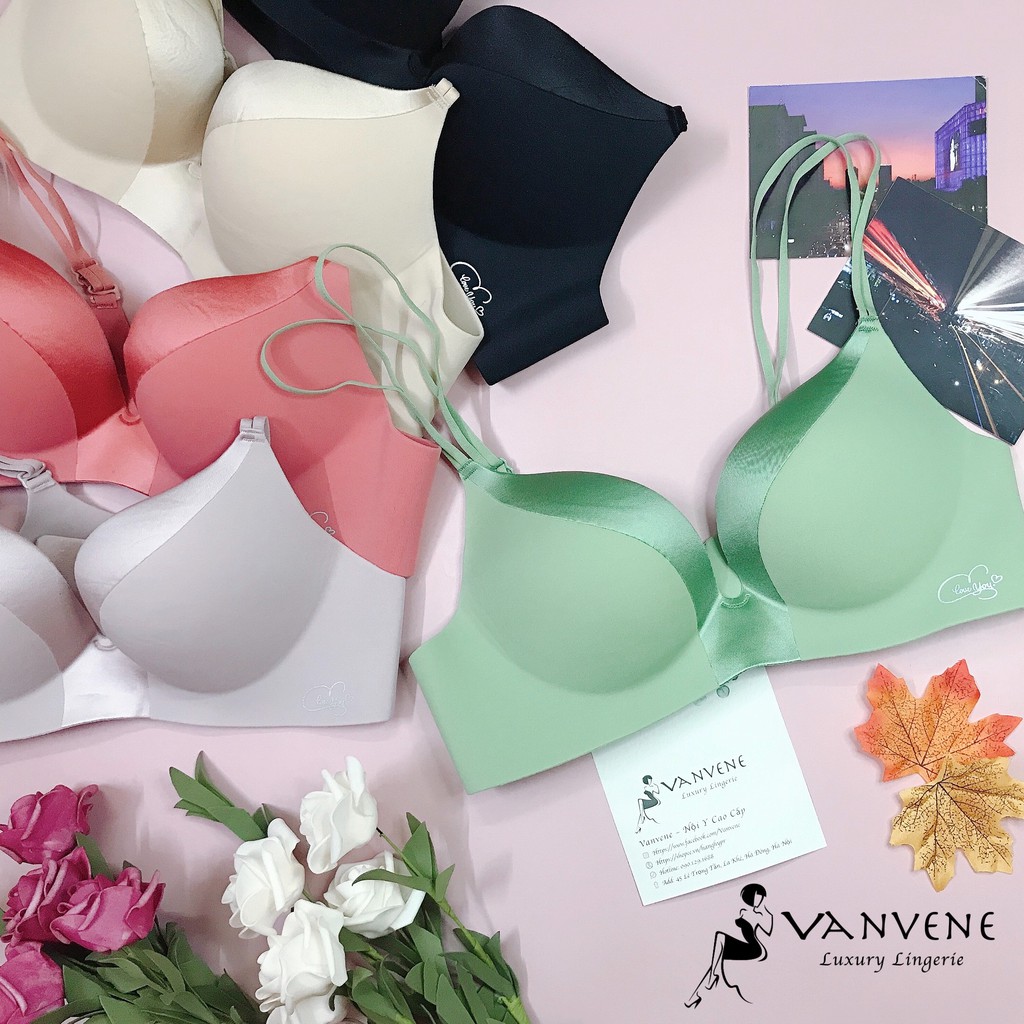 Áo Lót Su Đúc Không Gọng Vanvene Đệm Dày Siêu Nâng Ngực Tạp Khe Phối Lụa Sang Trọng Đai Bản To Chống Hằn Mỡ Lưng A012 | BigBuy360 - bigbuy360.vn