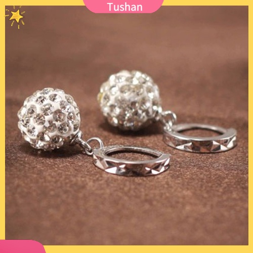 Bông tai đính đá dáng dài thời trang dành cho nữ