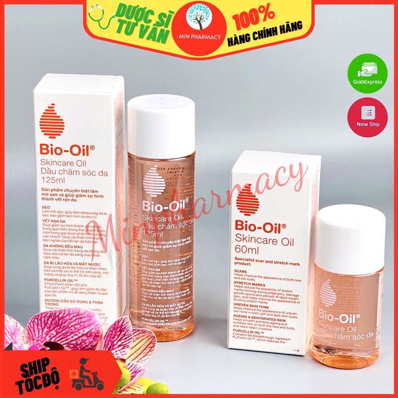 Dầu Chăm Sóc Da Bio-Oil Làm Giảm Rạn Da, Mờ Sẹo Specialist Skincare Bio Oil - Minpharmacy