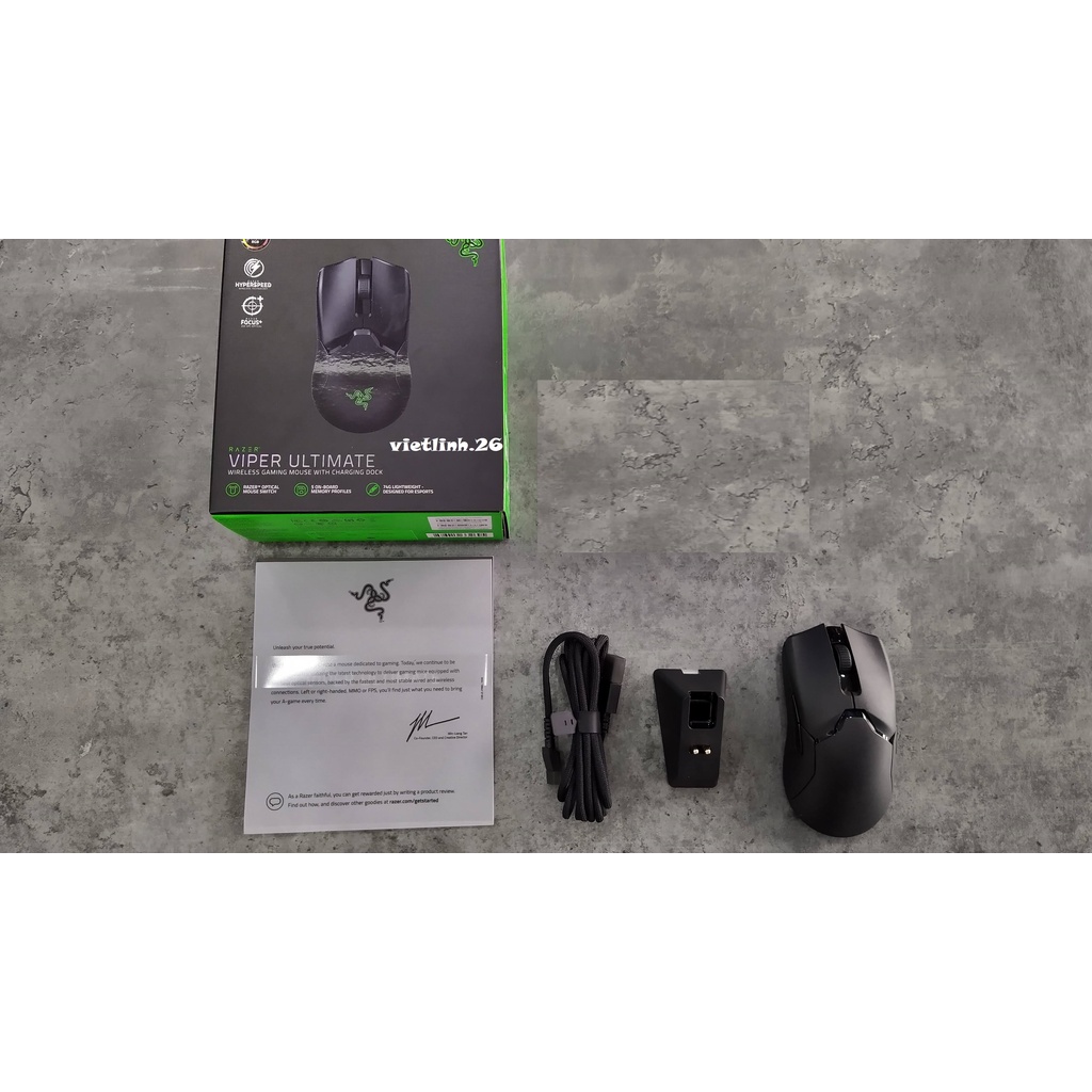 Chuột không dây Razer Viper Ultimate - Chuột game Chính Hãng Bảo Hành 12 tháng