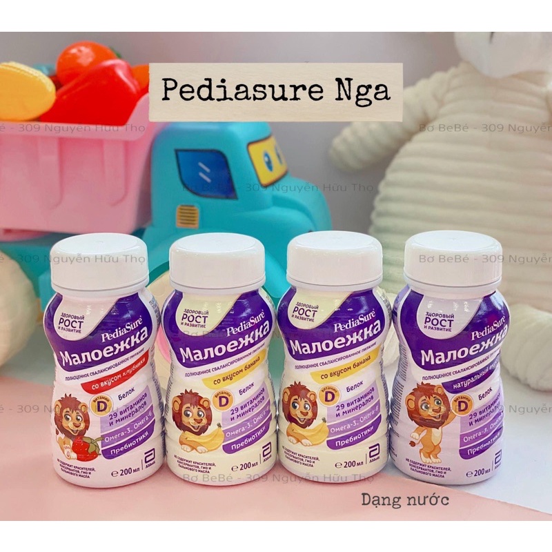 Sữa Pediasure dạng nước nội địa Nga 200ml date 2023