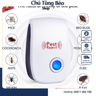 Máy Đuổi Muỗi, Đuổi Côn Trùng Trong Nhà Dùng Sóng Điện An Toàn Pest Reject