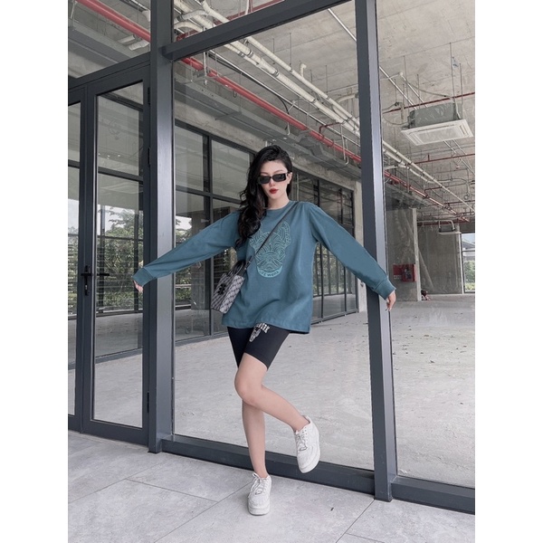 Áo Thun Dài Tay LifeWork Logo Thêu Cao Cấp