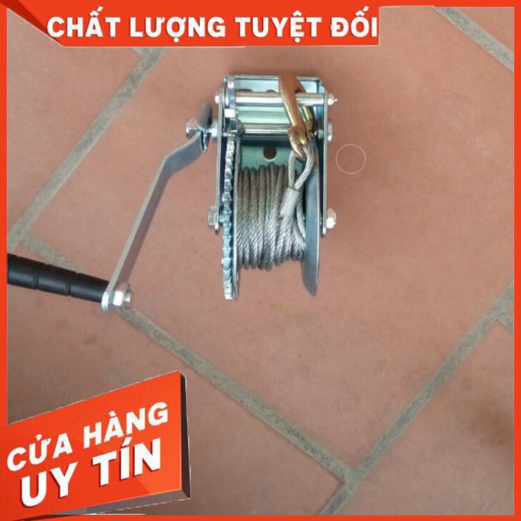 TỜI QUAY TAY 600KG CÁP 12M