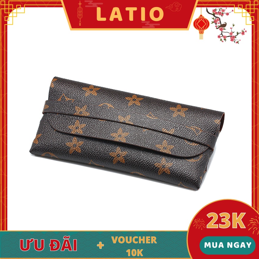 Hộp đựng kính siêu HOT mẫu mới chất liệu bằng da PU cao cấp LATIO TD2