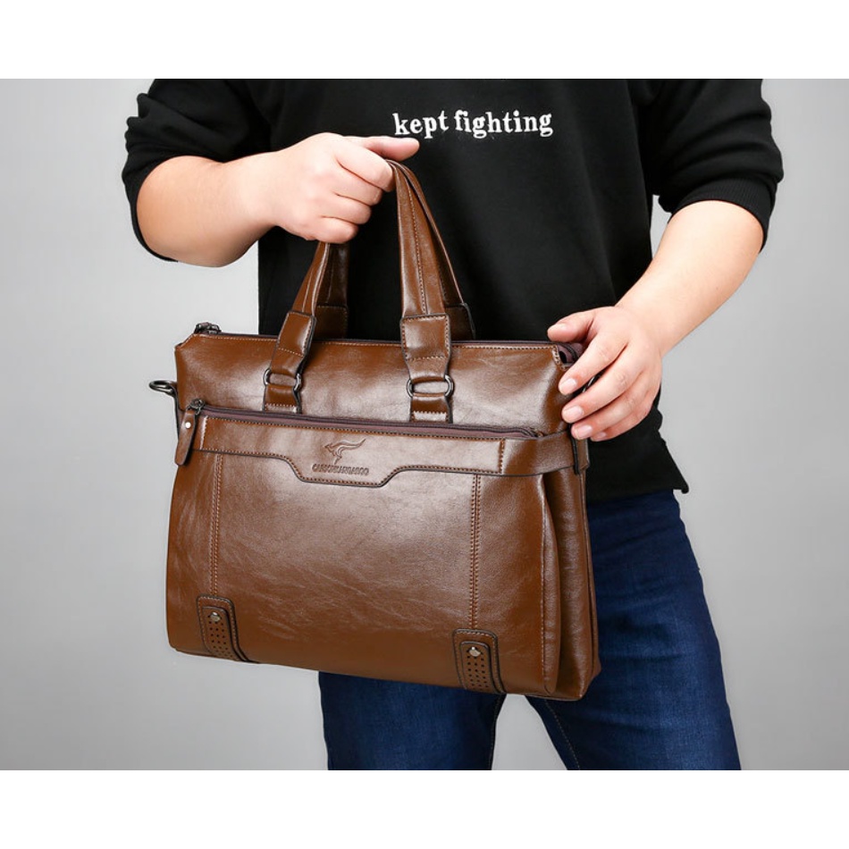 Túi xách nam công sở da tự nhiên cao cấp phong cách mới