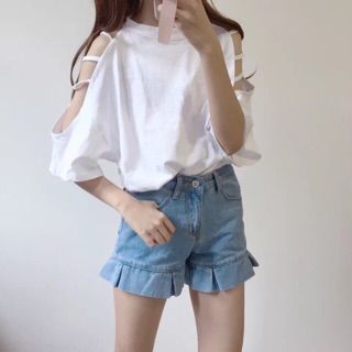 Áo thun kiểu trễ vai