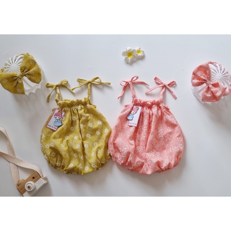 Bodysuit 2 Dây, Bodychip Hoa Nhí 2 Dây Hoa Nhí Chất Thông Hơi Siêu Mát Cho Bé Sơ Sinh