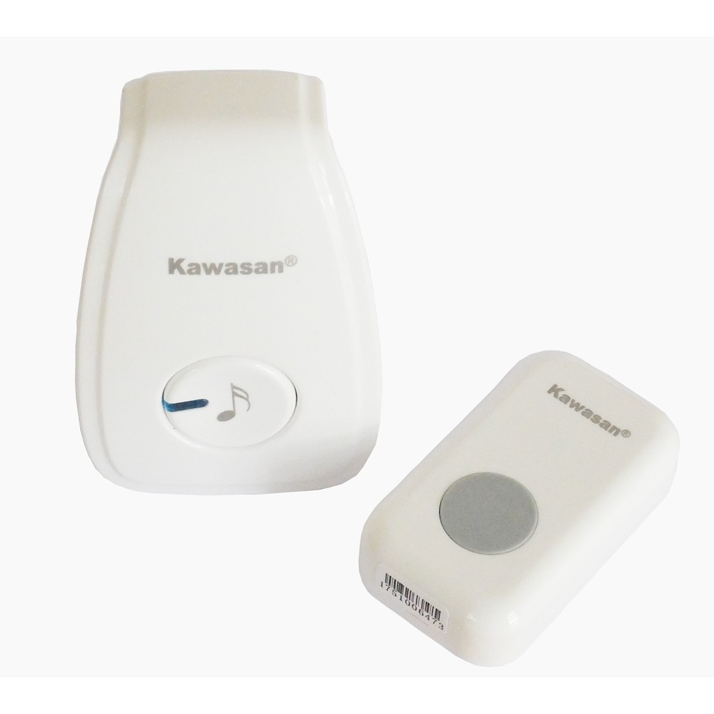BỘ  CHUÔNG CỬA KHÔNG DÂY 2 NÚT NHẤN CAO CẤP 32 KIỂU CHUÔNG KAWASAN DB667D-B67D