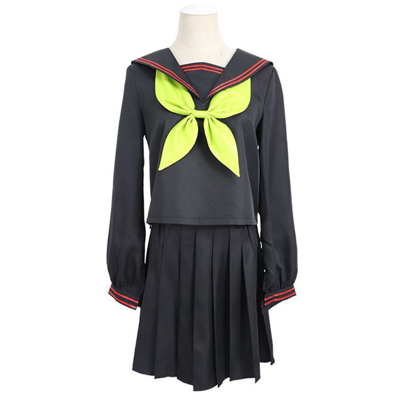 Anime Demon Slayer Kamado Nezuko Uniform Suit Cosplay Sailor Suit Costume Femal