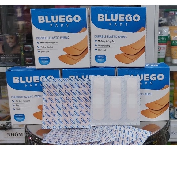 Băng cá nhân Urgo/ Zilgo New/ Bluego hộp 102 miếng
