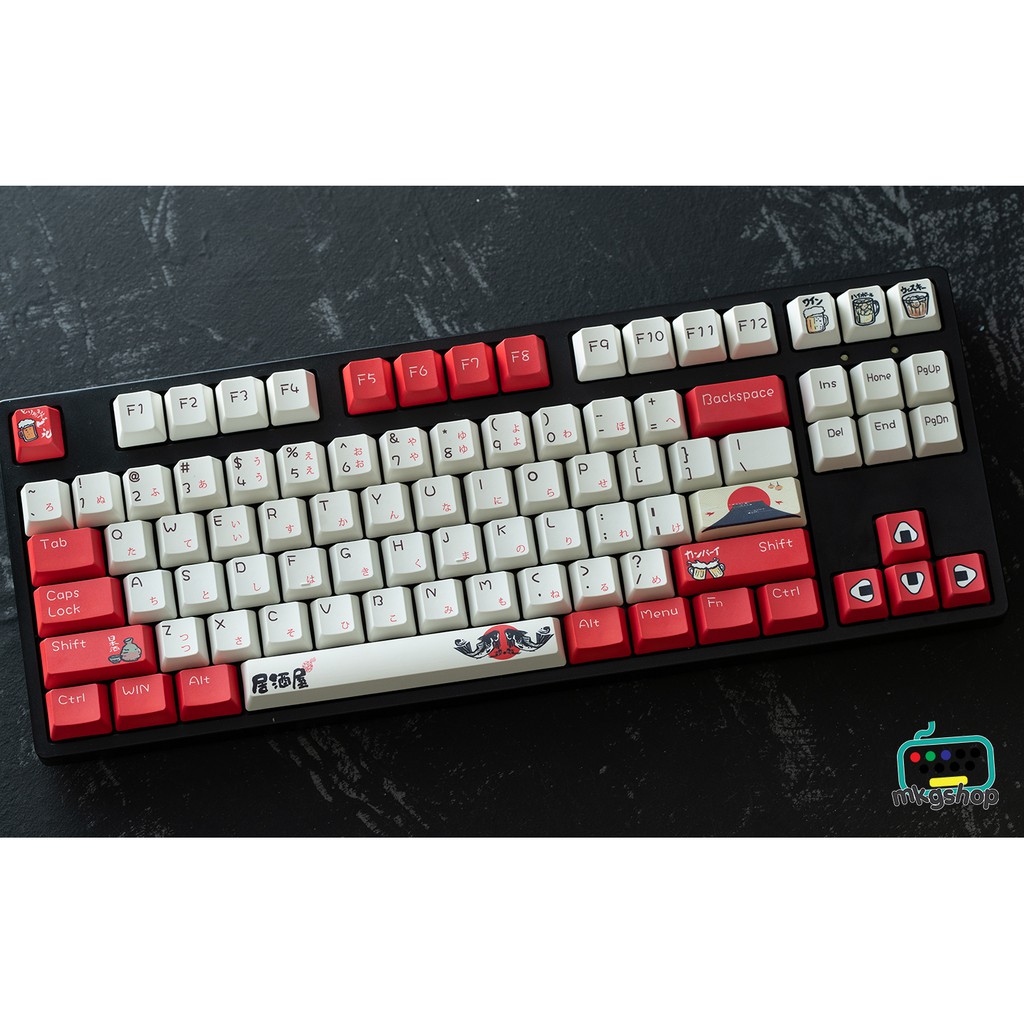 Keycap Ginza nhựa PBT (Filco, leopold, ikbc,....)