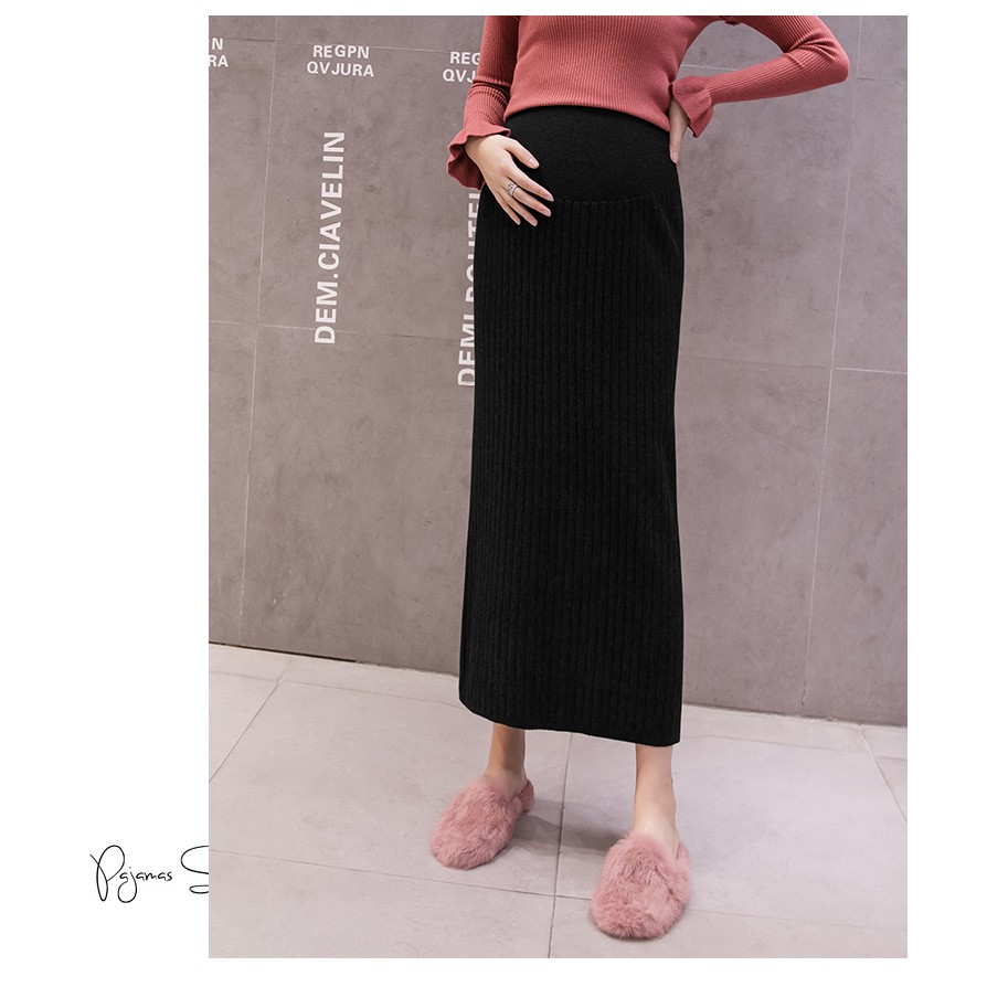 Chân Váy Bầu Len Xinh CVB56