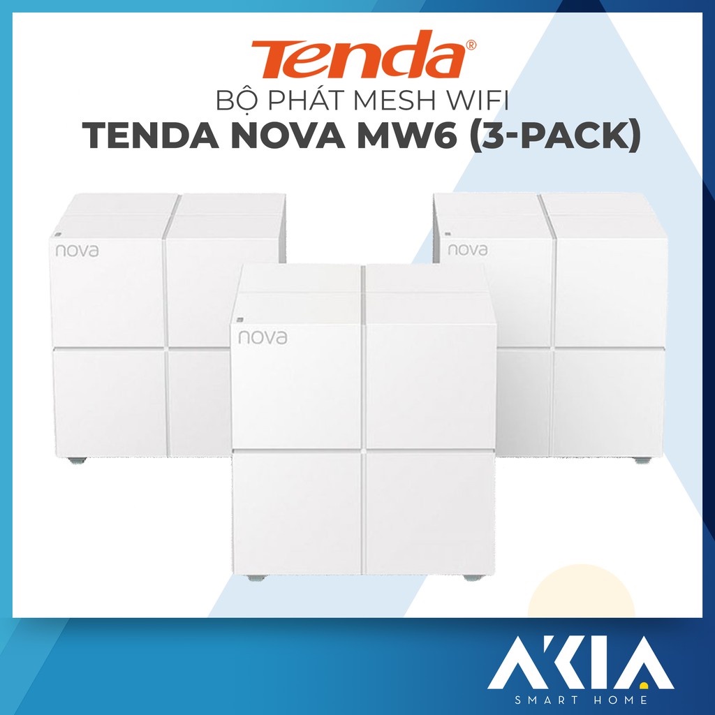 Mesh Wifi Tenda NOVA MW6 Chính hãng (3 pack). VI TÍNH QUỐC DUY