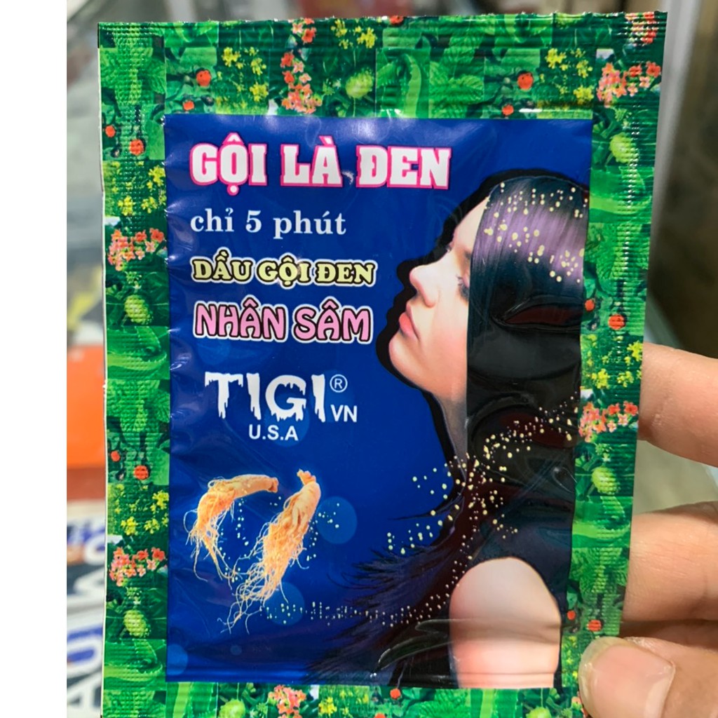 Dầu gội đầu - gội là đen