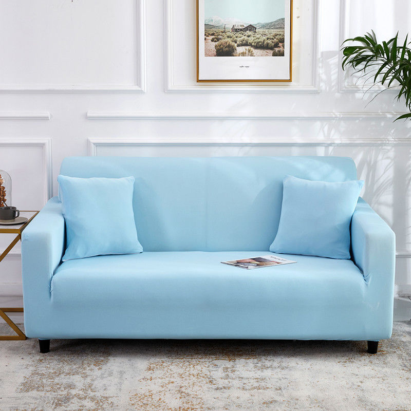 Bọc Ghế Sofa Bằng Vải Lụa Màu Trơn Hiện Đại