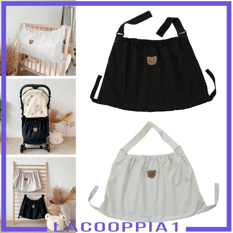 1 Túi Đựng Đồ Dùng Treo Xe Đẩy Em Bé Thiết Kế Dây Đeo Tùy Chỉnh Tiện Dụng