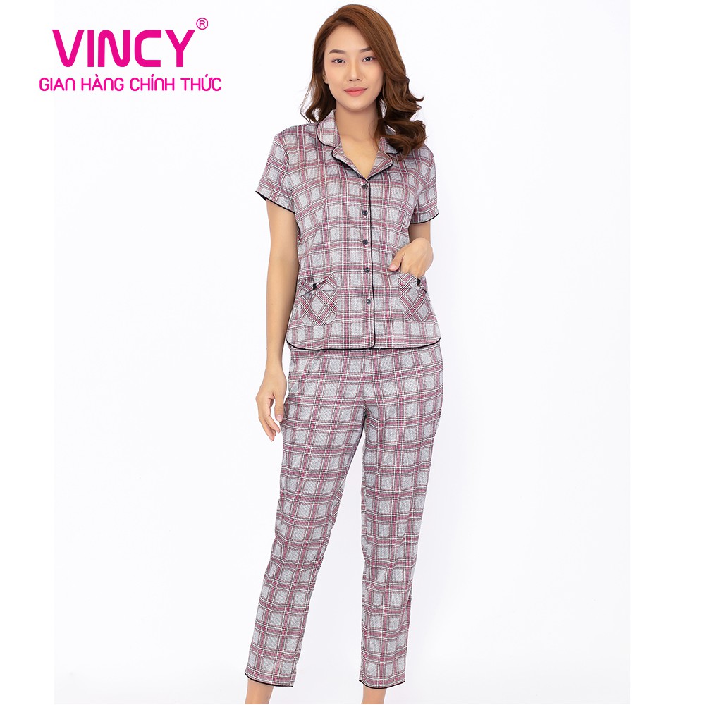 [Mã FASHIONMALLT4 giảm 15% đơn 150k] Bộ satin dài Vincy BSD036W91