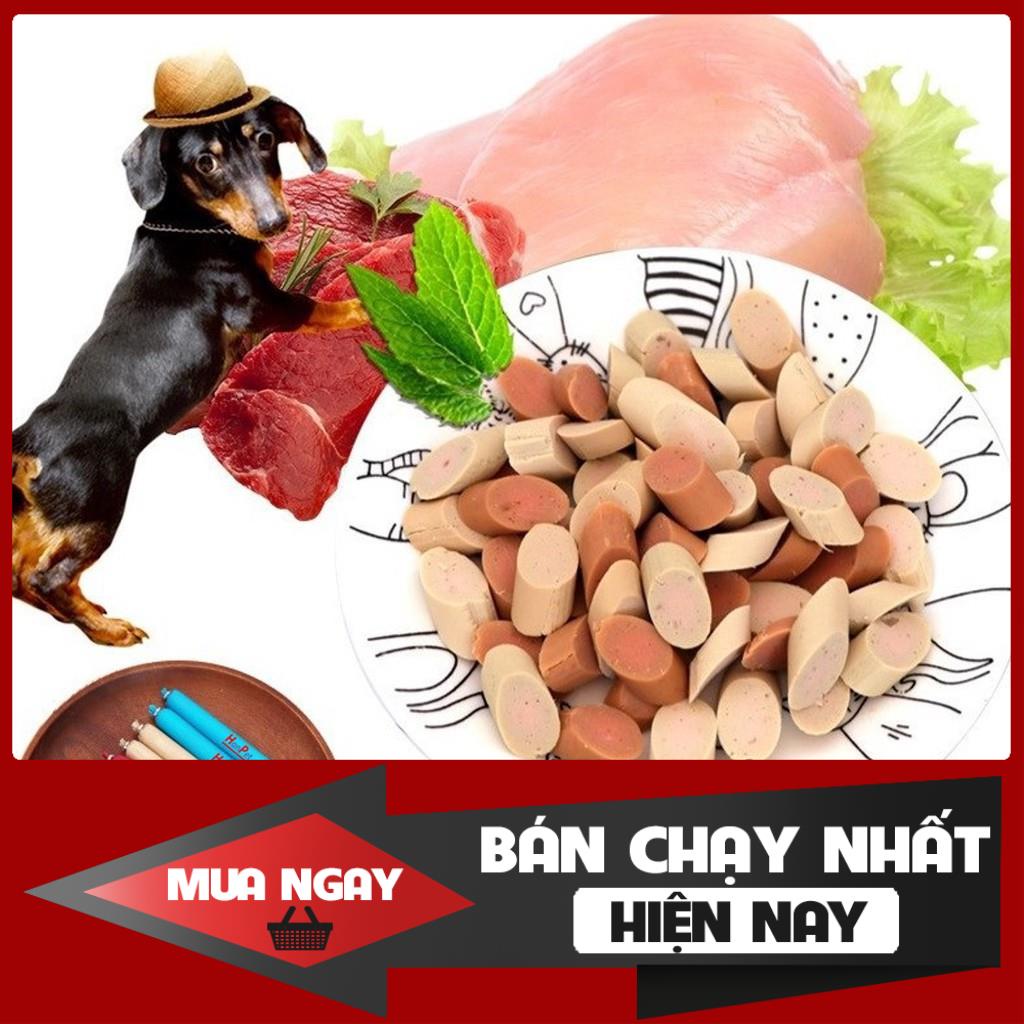 (lẻ 1 cây) HanpetXuxi- Xúc xích chó mèo có thể ăn liền đồ ăn vặt chó mỗi cây 15gr thức ăn cho chó kiểu bánh thưởng 0