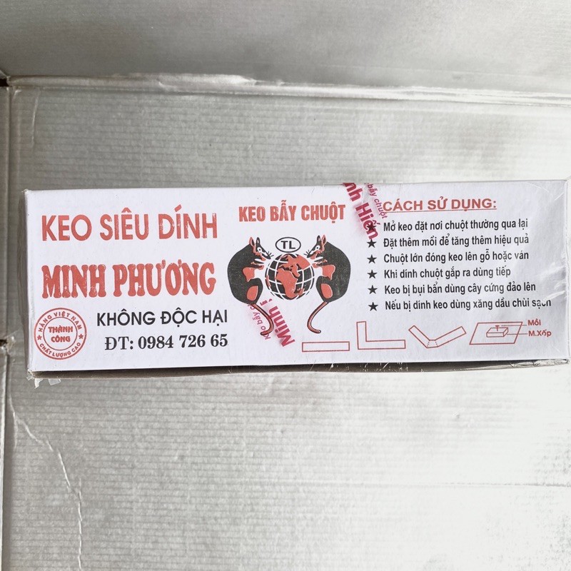 [GIA SOCK]Keo Siêu Dính Chuột Minh Phương Mẫu Mới Dính Hơn