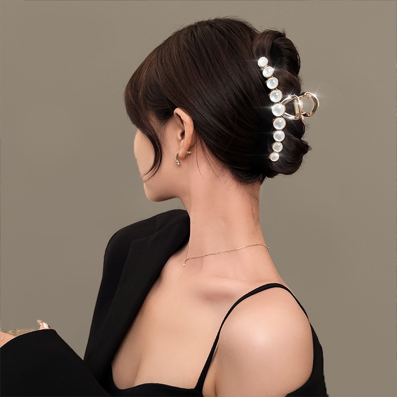 Kẹp Tóc Hình Cua Đính Ngọc Trai Thời Trang Cho Nữ