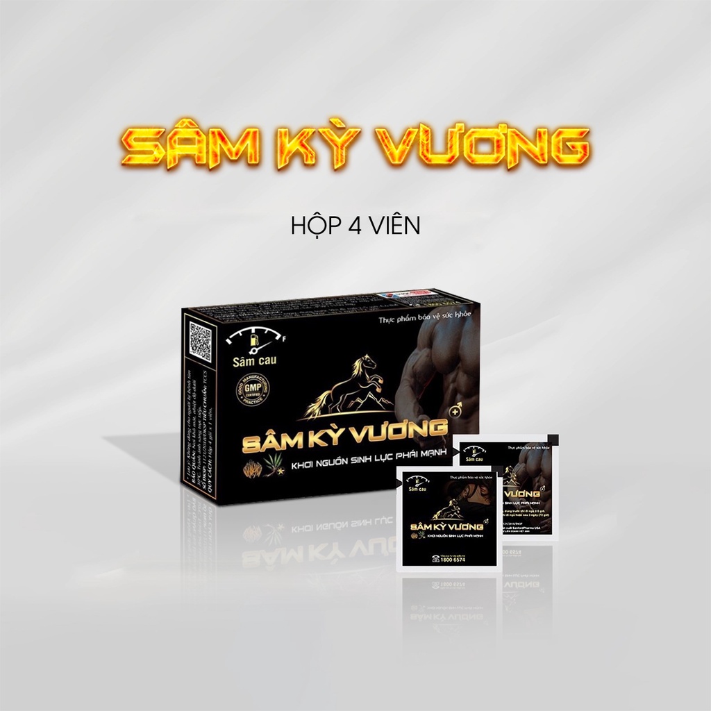 Khơi nguồn sinh lực phái mạnh - Viên uống Sâm Kỳ Vương  + Viên uống MenF 1H