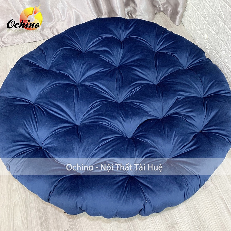 Đệm Ghế Papasan, Nệm Ghế Mây Thư Giãn Size 1M1 Bền Đẹp (Ảnh Thật Shop Chụp)